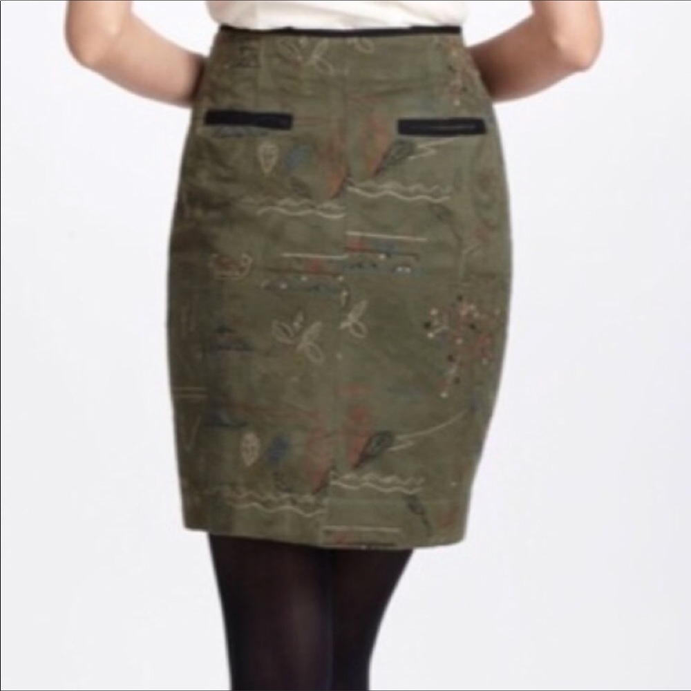 NEW Anthropologie Meadow Rou Skirt Size 4 NEW!! - Picture 2 of 8